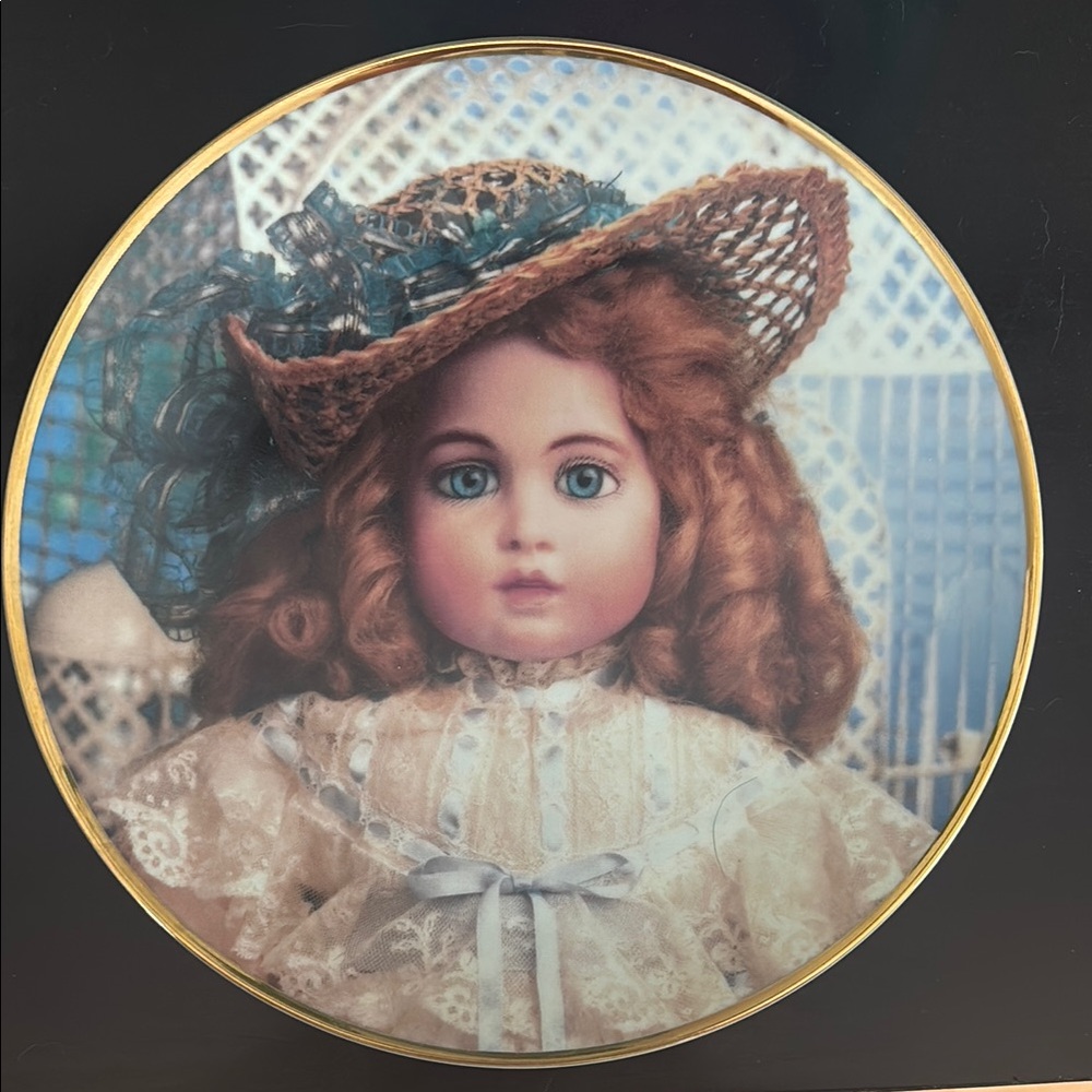 Franklin Mint Antique Doll Plate